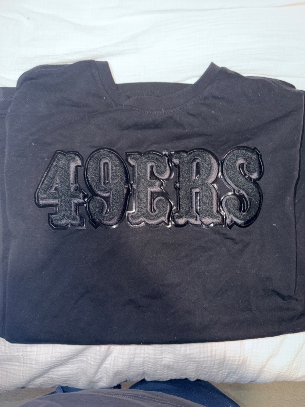 Black Official Licensed 49ERS Pro Tee